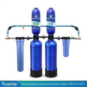 Hệ thống lọc nước tổng cao cấp Aquasana Pro RHINO Softener 1.000.000 gallon USA