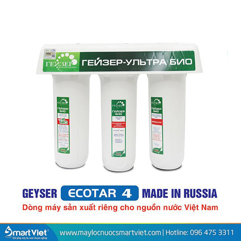 Máy lọc nước Nano Geyser Ecotar 4 – Made in Russia Model 2018