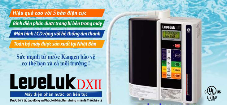 Máy lọc nước điện giải Kangen Leveluk DXII