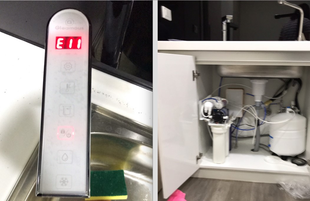 Máy lọc nước nóng lạnh ấm có vòi điện tử Gleamous K-808