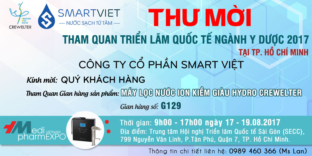 Smart Việt tại hội chợ ngành Y Dược tại Hồ Chí Minh