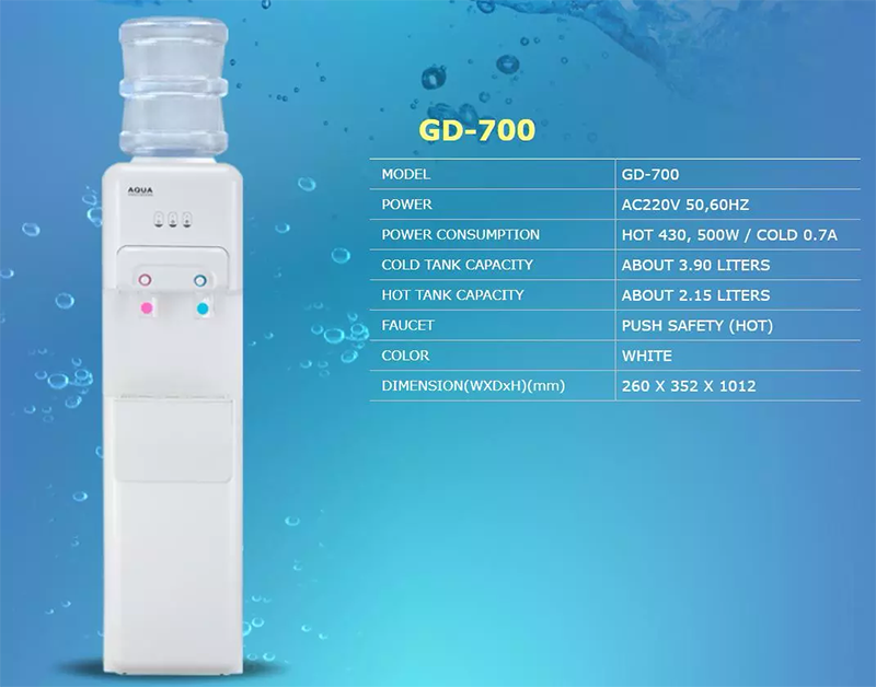 Cây đun nước nóng lạnh AQUA GD-700