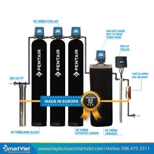 Hệ thống lọc nước tổng đầu nguồn Pentair PWQ06