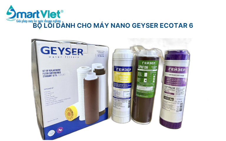 máy lọc nước Nano Ion Canxi Geyser Ecotar 6