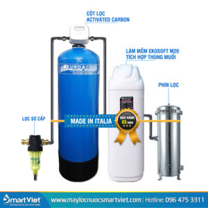 Hệ thống lọc tổng đầu nguồn Euro Acque EAM40