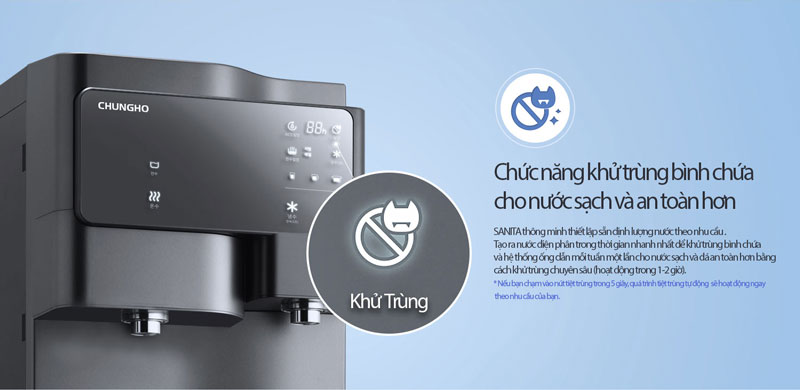 Máy lọc nước khử trùng Sanita