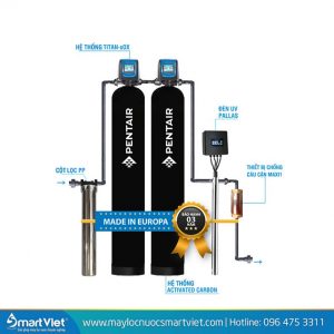 Hệ thống lọc nước tổng đầu nguồn Pentair PWQ03