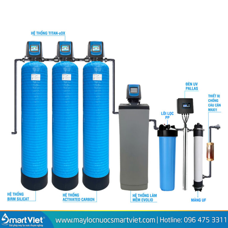 Hệ thống lọc nước tổng đầu nguồn Pentair PWB07