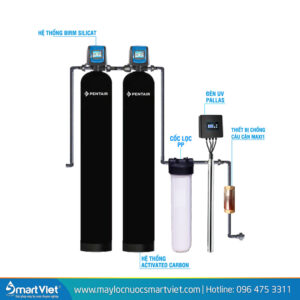 Hệ thống lọc nước tổng đầu nguồn Pentair PWQ02