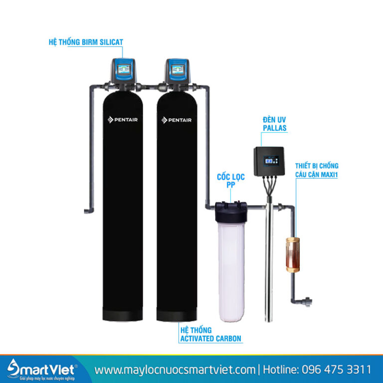 Hệ thống lọc nước tổng đầu nguồn Pentair PWQ02