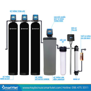 Hệ thống lọc nước tổng đầu nguồn Pentair PWQ07