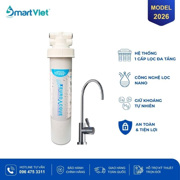 Máy lọc nước Euro Acque River Argento Medium